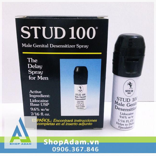 Chai xịt hỗ trợ chống xuất tinh sớm STUD 100