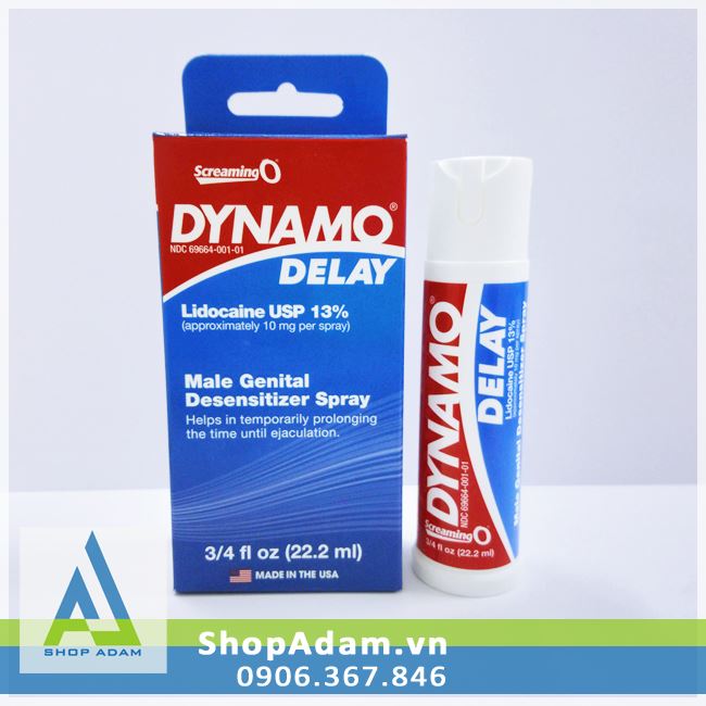 Thuốc xịt kéo dài thời gian quan hệ Dynamo Delay
