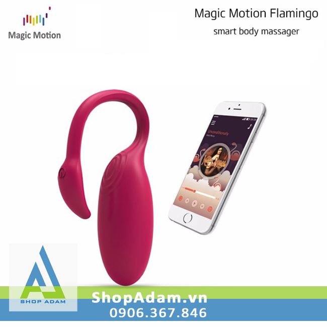 Trứng rung không dây kết nối bluetooth Magic Motion Flamingo