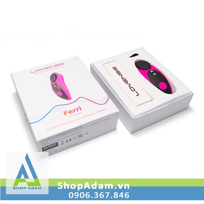Lovense Ferri Máy rung mini gắn quần lót điều khiển bằng điện thoại