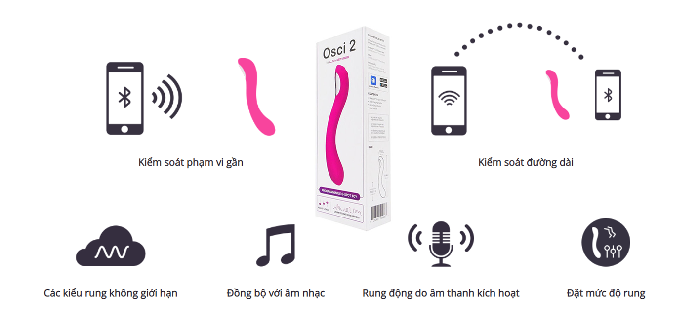 Lovense Osci 2 Máy rung điểm G kích thích âm vật cao cấp