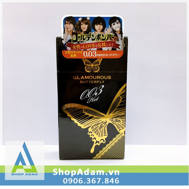 Bao cao su Jex Glamourous Butterfly 0.03