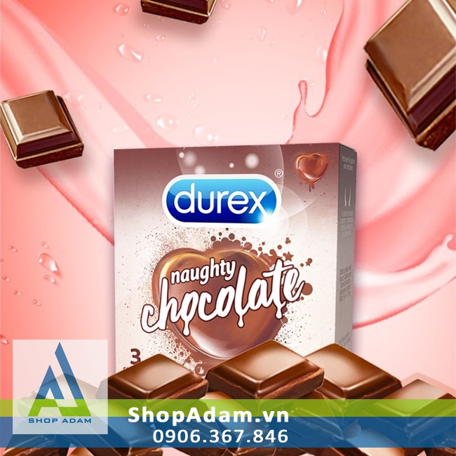 Bcs durex hương socola Bcs hương socola Durex Naughty Chocolate