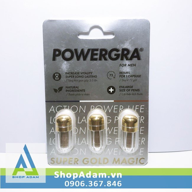HDSD viên uống Powergra HDSD viên uống Powergra