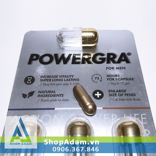 Powergra For Men viên uống hộ trợ sinh lý nam Powergra For Men viên uống hộ trợ sinh lý nam