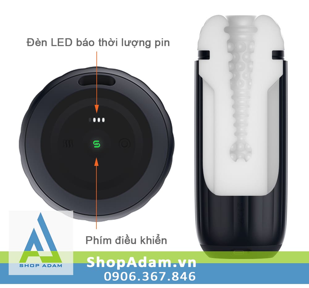 Âm đạo giả rung mút kết nối App Svakom Sam Neo 2