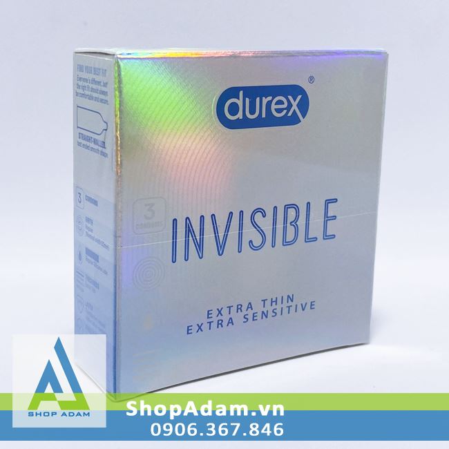 Bao cao su cao cấp DUREX Invisible