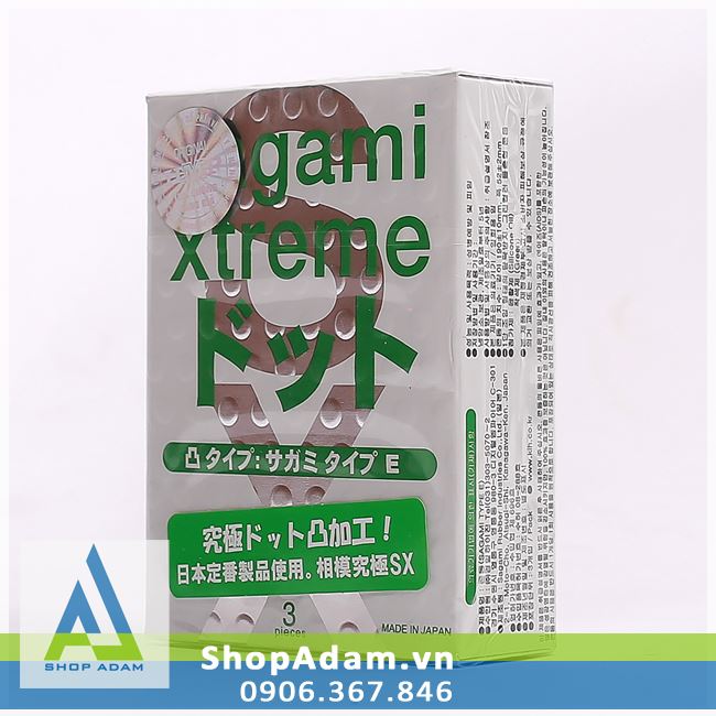 Bao cao su có gai Sagami Xtreme White