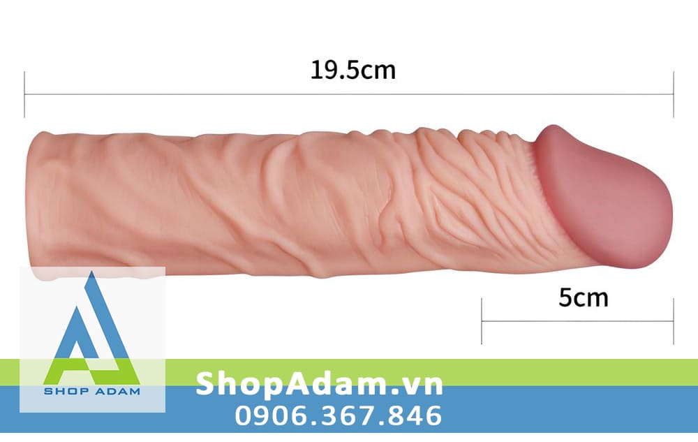 Bao cao su đôn dên 5cm siêu gân Lovetoy Pleasure X-Tender