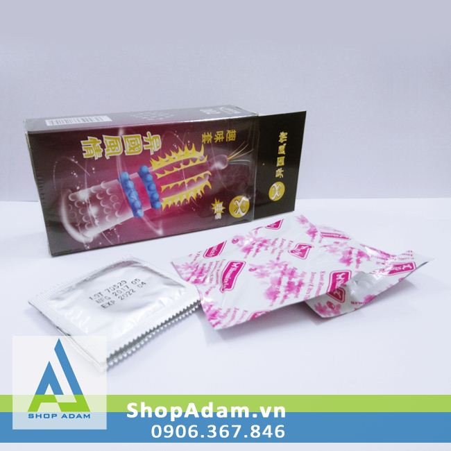 Bao cao su gai bi râu Super Gold