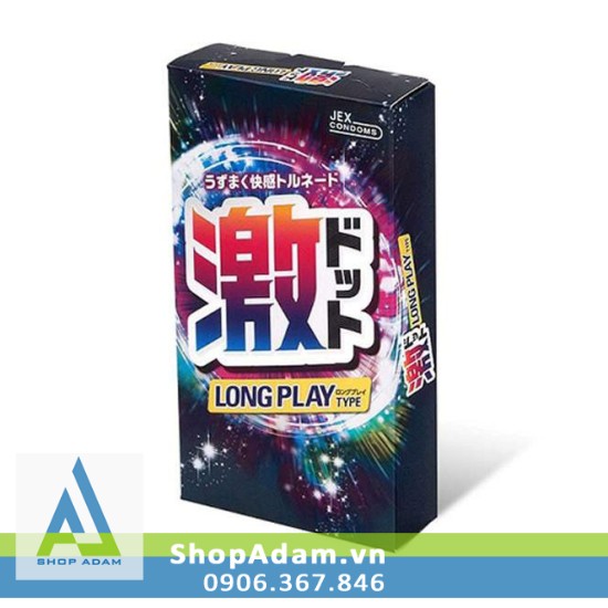 Bao cao su gân gai kéo dài thời gian Jex Long Play Type