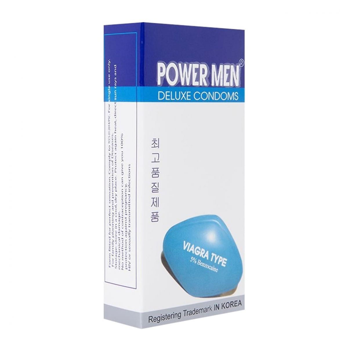 Bao cao su mỏng trơn kéo dài thời gian Power Men Viagra Type - 12s Bao cao su mỏng trơn kéo dài thời gian Power Men Viagra Type - 12s