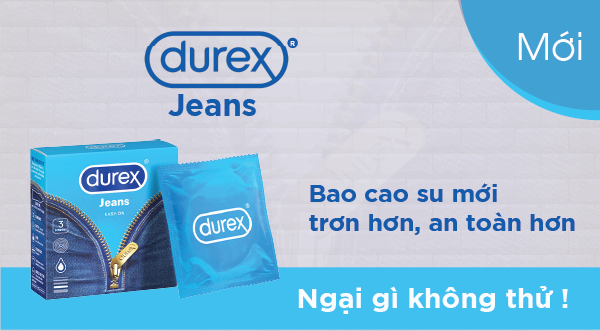 Hình ảnh bcs Durex Jeans Easy On nhiều chất bôi trơn Hình ảnh bcs Durex Jeans Easy On nhiều chất bôi trơn