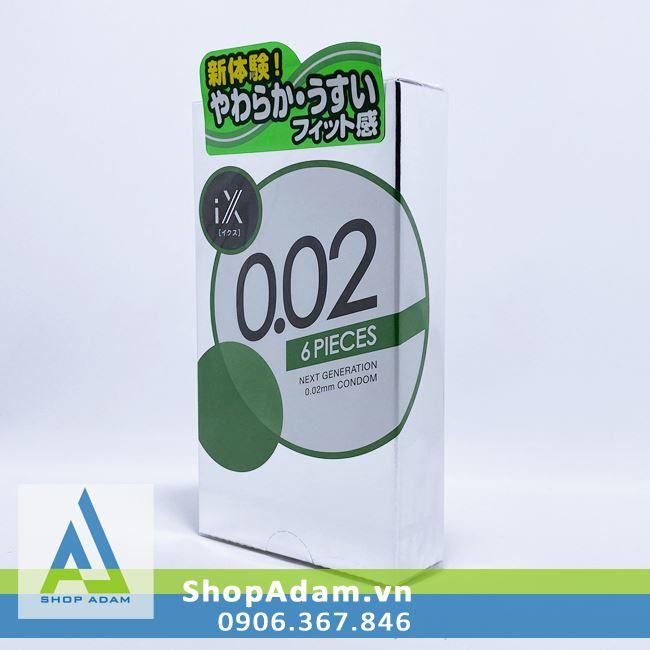 Bao cao su siêu mỏng 0.02 Jex IX 