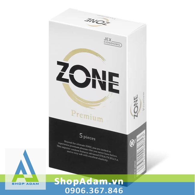 Bao cao su siêu mỏng Jex Zone Premium gel tàng hình Bao cao su siêu mỏng Jex Zone Premium gel tàng hình