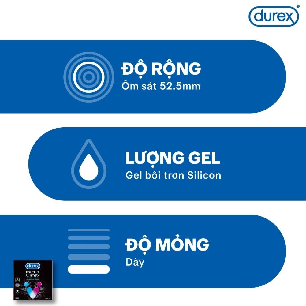 Durex Mutual Climax bcs gân gai kéo dài thời gian