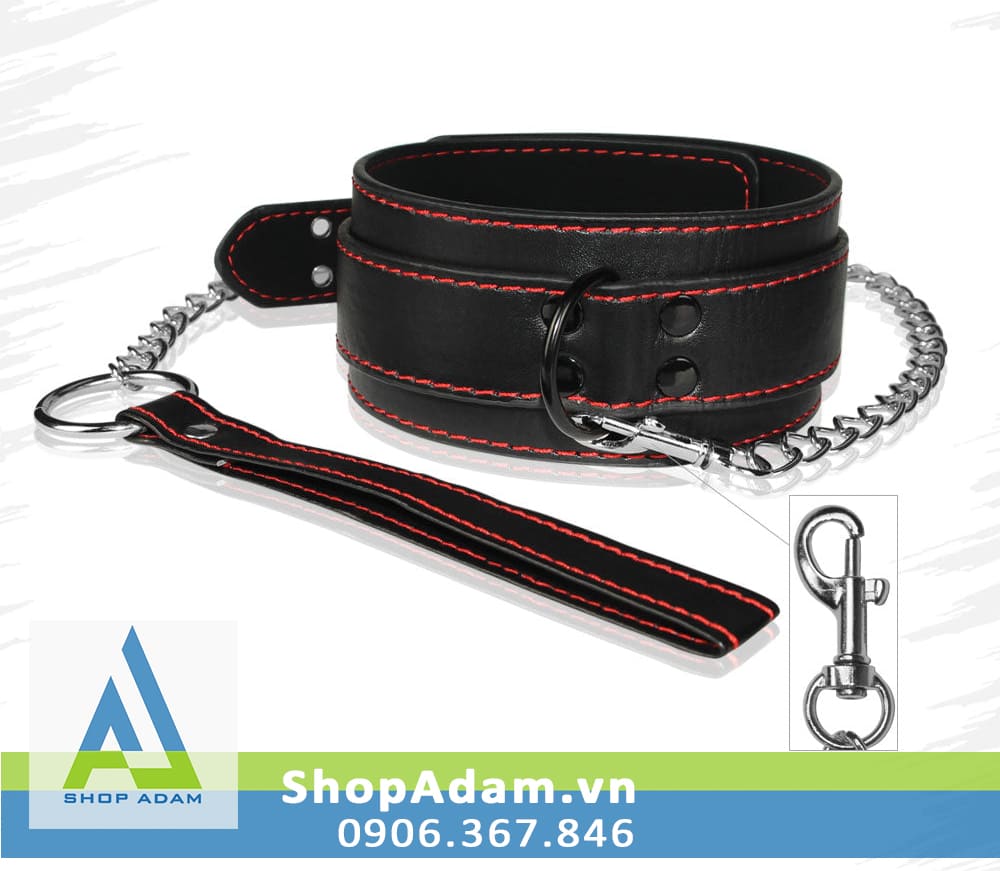 Bộ vòng cổ và dây xích cosplay Lovetoy Bondage Fetish
