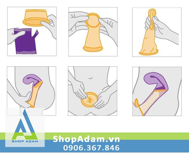 Hướng dẫn sử dụng bao cao su nữ