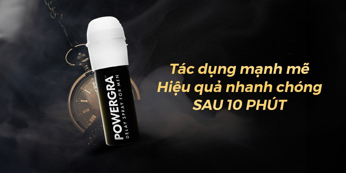 Chai xịt lâu ra thảo dược Powergra Delay For Men 13ml - USA