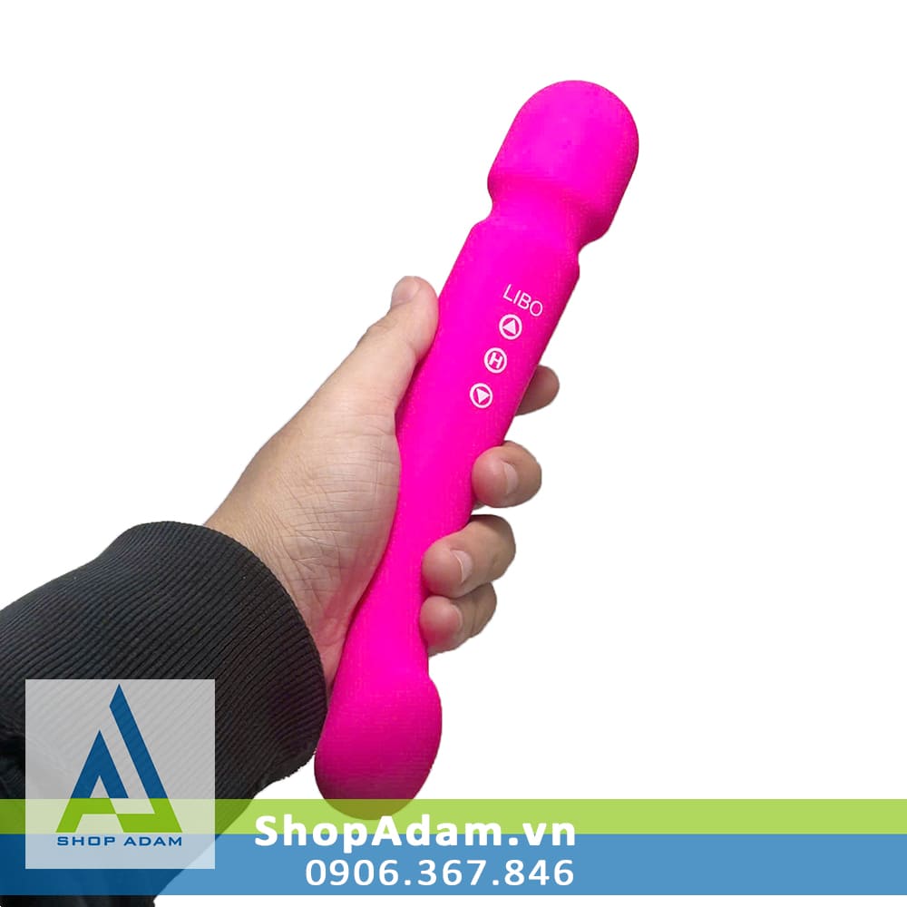 Chày rung hai đầu cao cấp silicone mềm mịn Libo Scorpio Massage