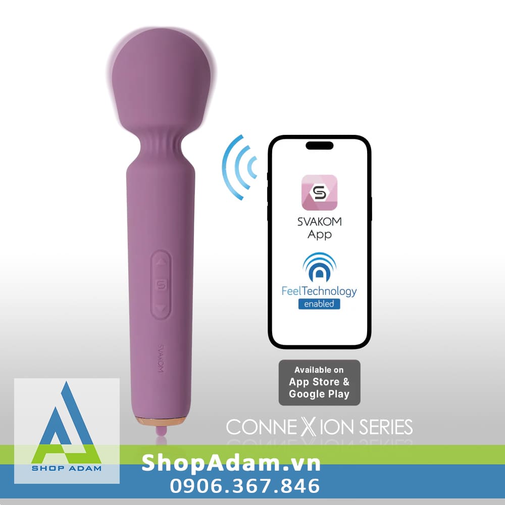 Chày rung mát xa Svakom Mini Emma Neo kết nối App