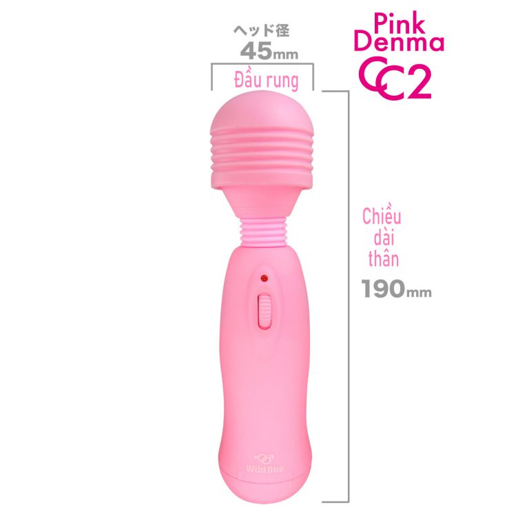 Chày rung siêu mạnh Pink Denma CC2 - Nhật Bản Chày rung siêu mạnh Pink Denma CC2 - Nhật Bản