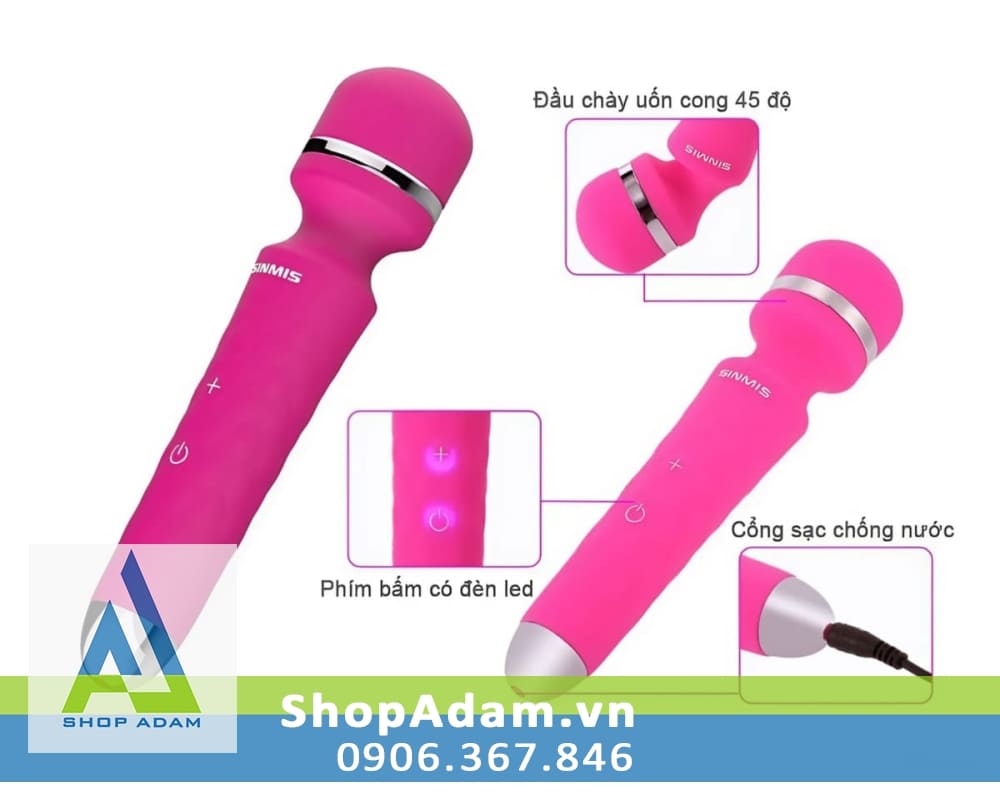 Chày rung uốn cong Nhật Bản Nalone Sinmis