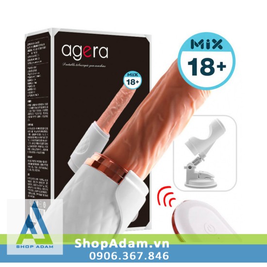 Cu giả gắn tường rung thụt sưởi ấm có điều khiển từ xa Agera