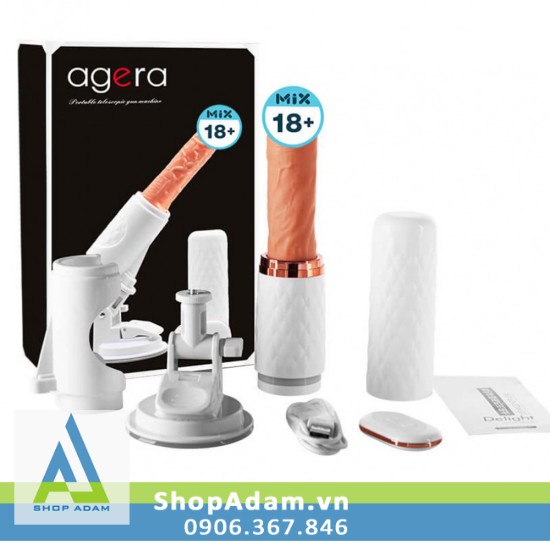 Cu giả gắn tường rung thụt sưởi ấm có điều khiển từ xa Agera
