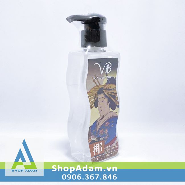 Dầu bôi trơn mát xa toàn thân hương dừa VB Nhật Bản