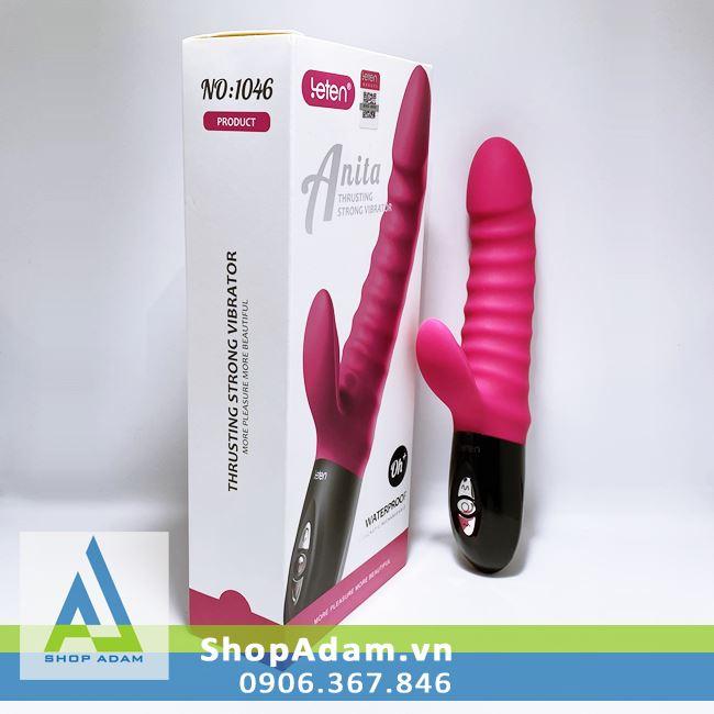 Dụng cụ hỗ trợ tình yêu cho nữ rung thụt mạnh tỏa nhiệt Leten Anita