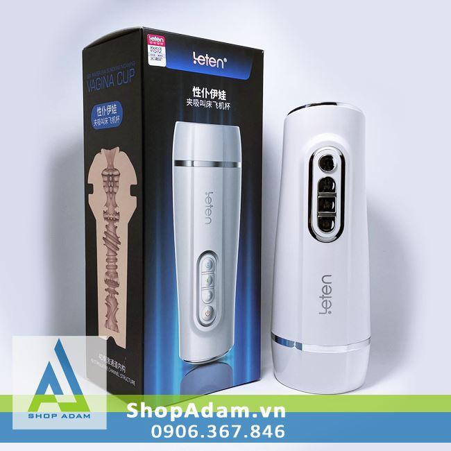 Dụng cụ tình yêu cho nam rung rên co bóp Leten Intelligent