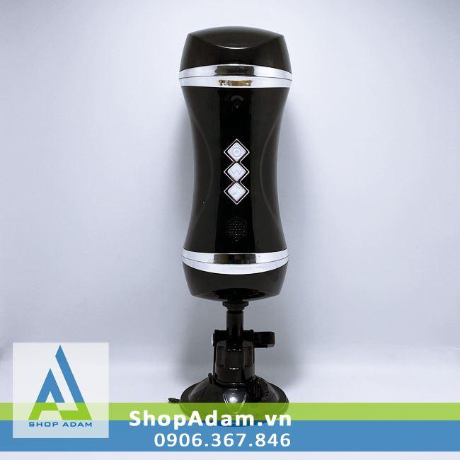 Dụng cụ tự sướng gắn tường 2 đầu âm đạo và miệng có rung rên