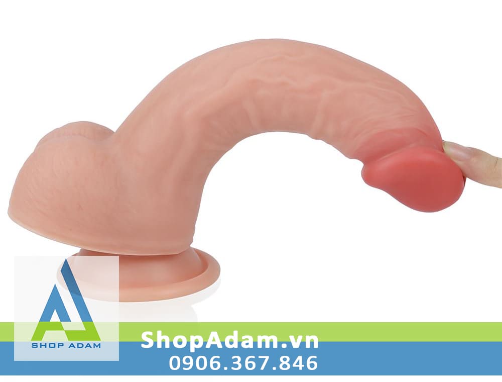 Dương vật giả 2 lớp như thật Lovetoy Nature Cock 8"