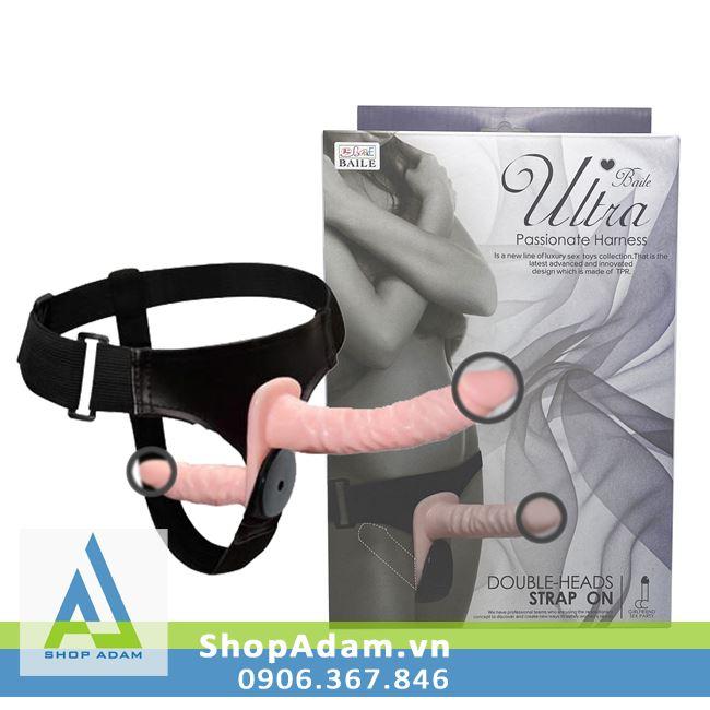 Dương vật giả dây đeo có 2 đầu rung Ultra Passionate Harness