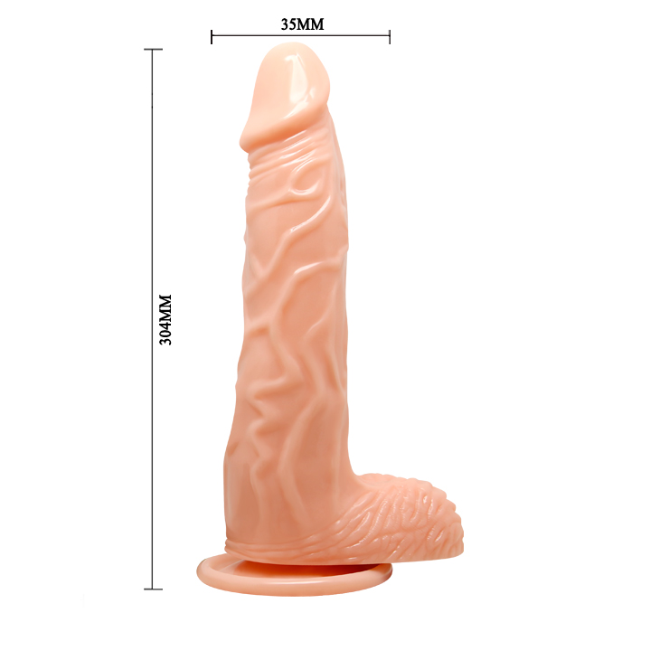 Dương vật giả hít tường rung ngoáy toả nhiệt Baile Fiery Dong