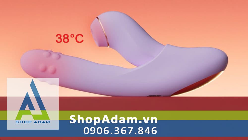 Dương vật giả rung thụt xoay đẩy có sưởi ấm kết nối App Svakom Duoglow Dương vật giả rung thụt xoay đẩy có sưởi ấm kết nối App Svakom Duoglow