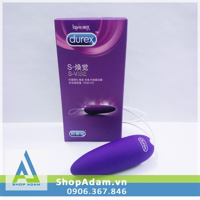 Sextoy Durex S Vibe - trứng rung tình yêu sạc pin cao cấp