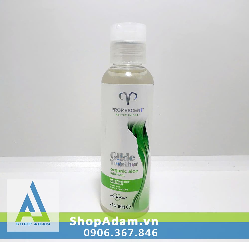 Gel bôi trơn thảo mộc hương lô hội Promescent Organic Aloe Lube - 118ml