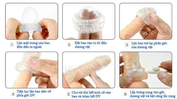 Hướng dẫn sử dụng bao cao su đôn dên