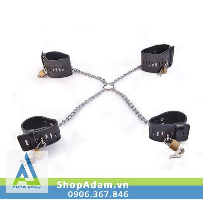 khoá tay chân có xích nối