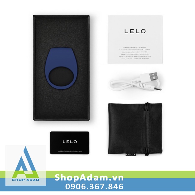 Lelo Tor 3 Vòng Đeo Dương Vật Có Rung Và Điều Khiển Từ Xa Qua App