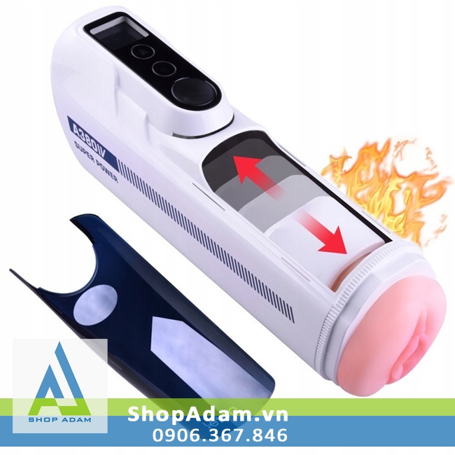 Leten A380 Version 4 âm đạo giả dành cho nam tự động thụt có sưởi ấm