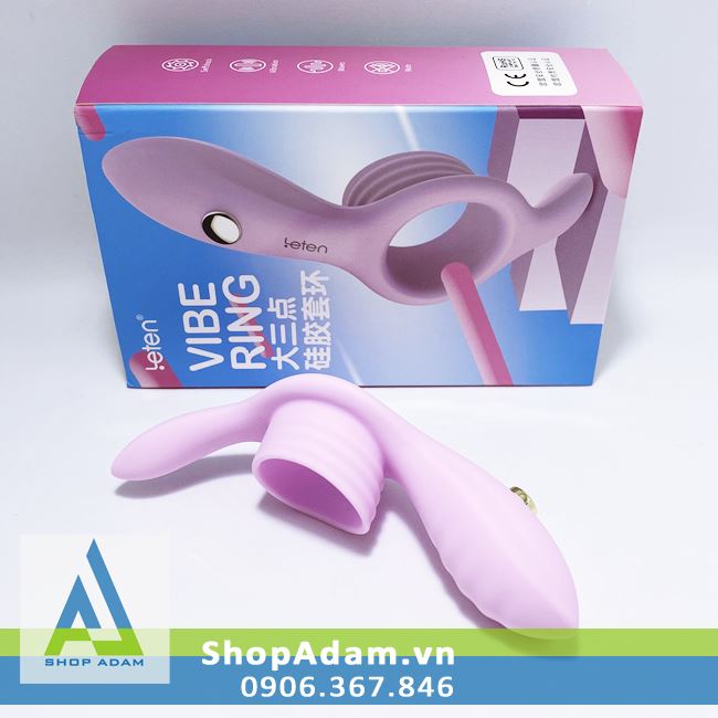 Leten Vibe Ring dụng cụ hỗ trợ tình dục rung đa điểm