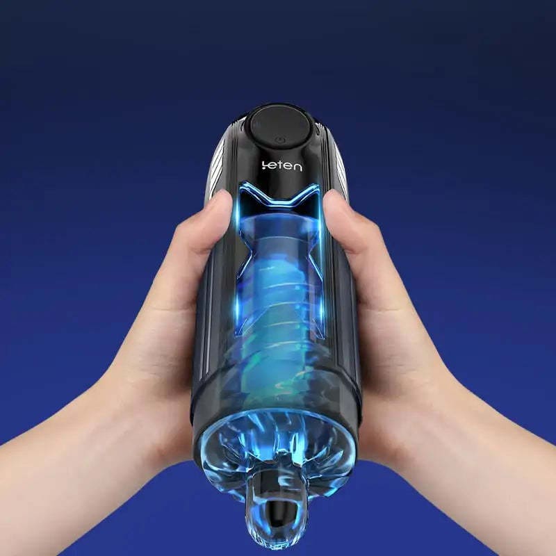 Leten X Speed Turbo máy tự sướng tự động thụt có sưởi ấm và âm thanh