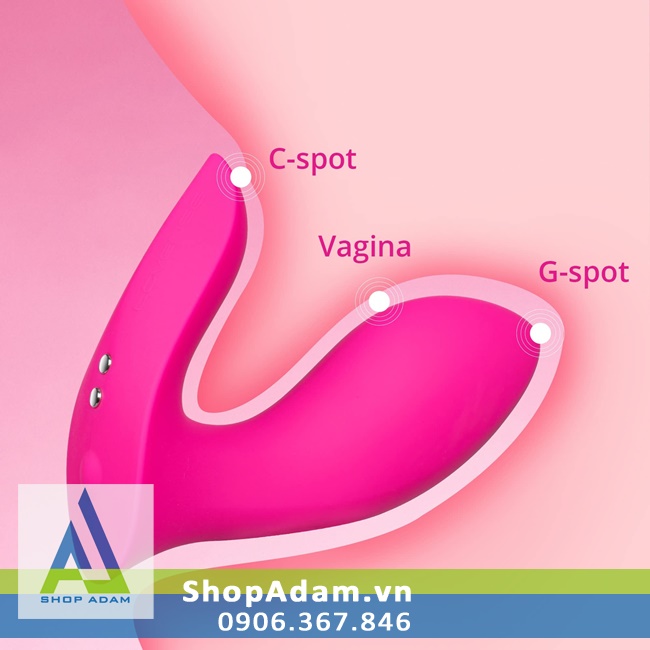 Lovense Flexer Máy Massage Điểm G 2 Đầu Rung Chuyển Động