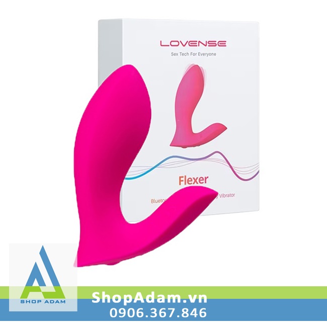 Lovense Flexer Máy Massage Điểm G 2 Đầu Rung Chuyển Động