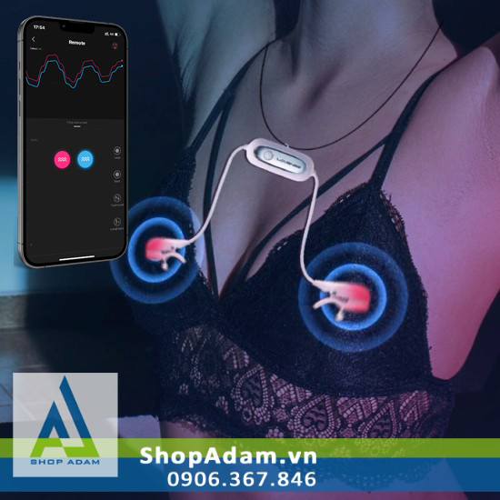 Lovense Gemini máy rung kẹp vú 2 đầu cao cấp điều khiển bằng điện thoại Lovense Gemini máy rung kẹp vú 2 đầu cao cấp điều khiển bằng điện thoại