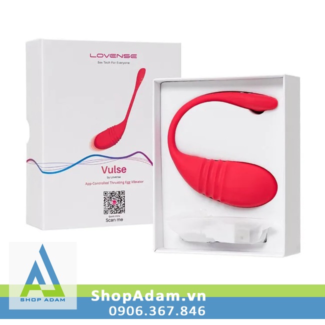 Lovense Vulse Trứng Rung Cao Cấp Thụt Tự Động Điều Khiển Qua App