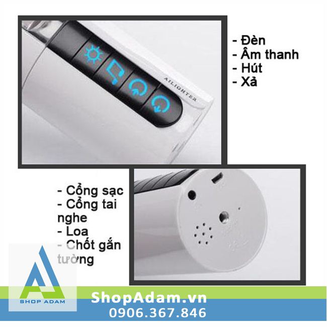 Máy bú mút tự động Ailighter Air Jet có sưởi ấm